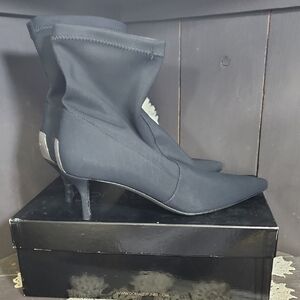 Donald J. Pliner Sleek Black Heeled Boots
